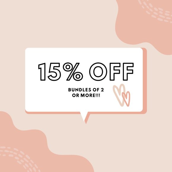 Automatic 15% Off Bundles of 2 or more! - Picture 1 of 1